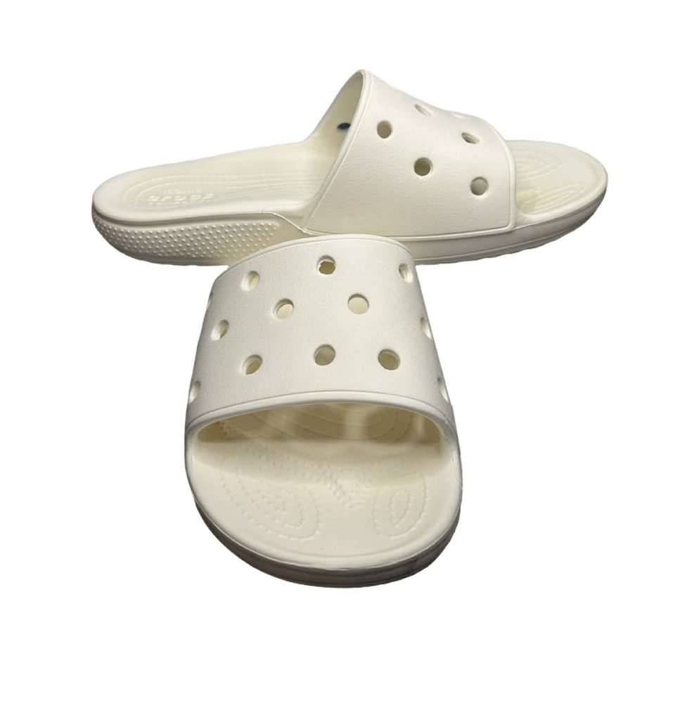 CROCS White Sandals, Size; Men's 8 Women's 10